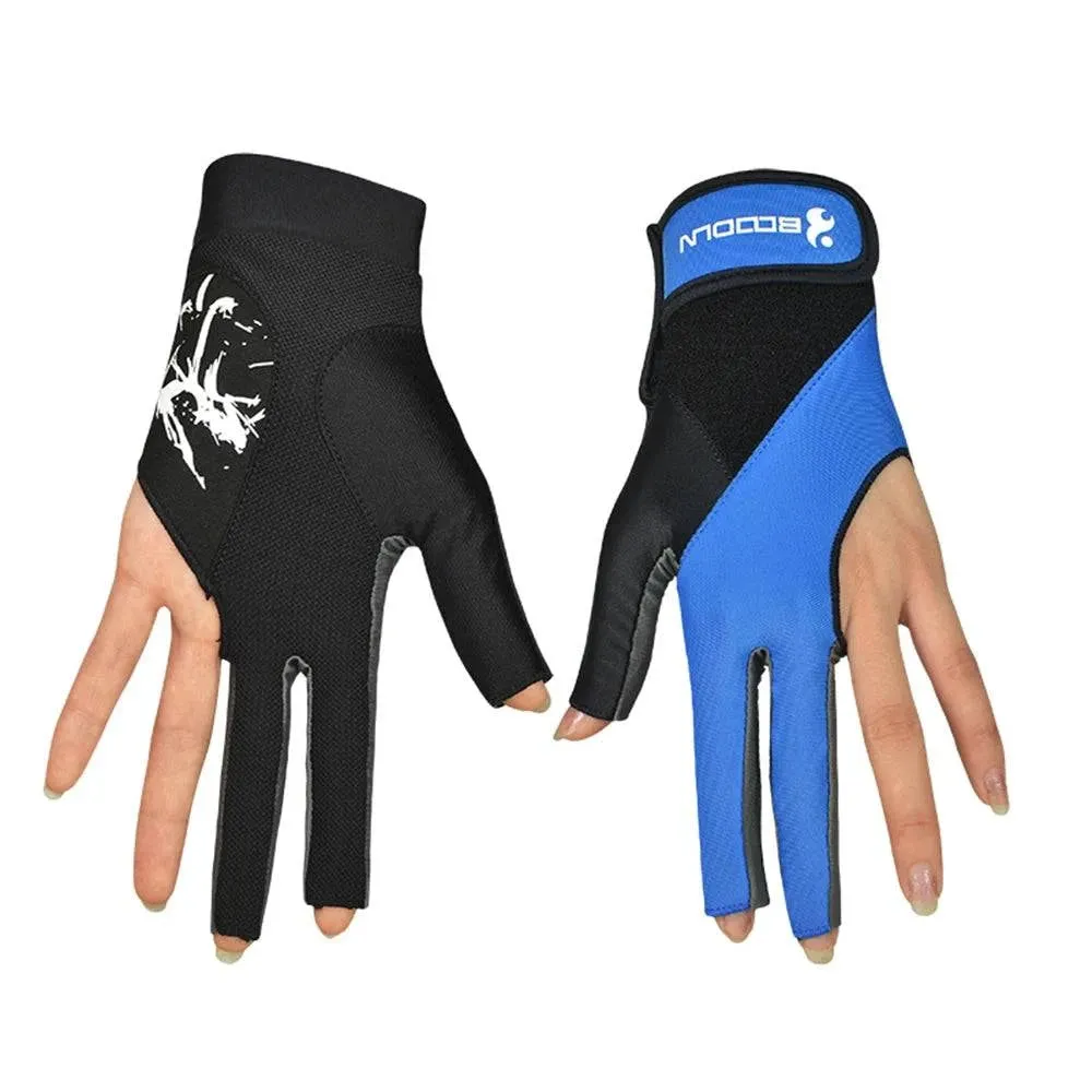 1 PCS Pool Cue Gloves Billiard Three Cut Gloves Left Hands Gloves Billiard Accessories