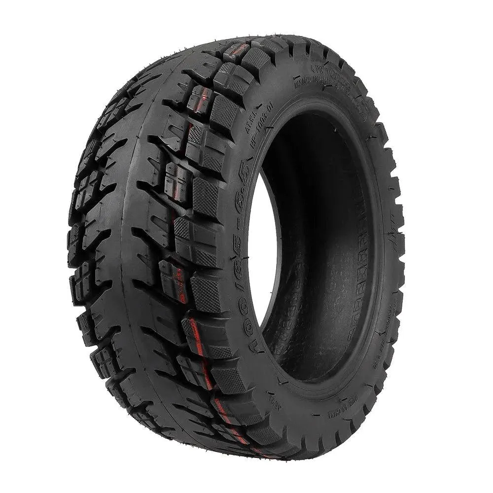 11 Inch 100/65-6.5 Scooter Tires Tubeless Tire Widened Thickened Vacuum Tire Off-Road Tire with Nozzle