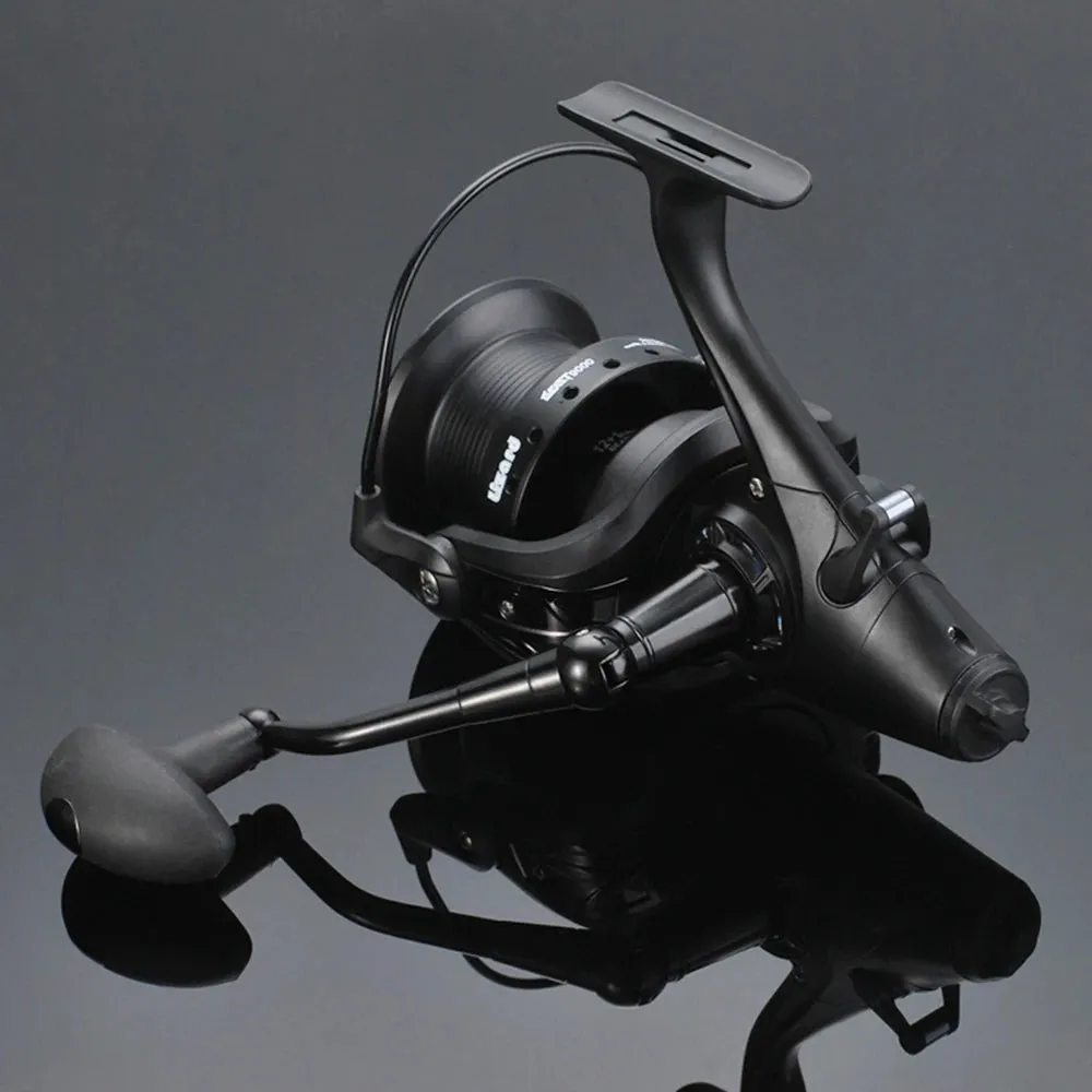 12 1 BB Spinning Reel with Front and Rear Double Drag Carp Fishing Reel Left Right Interchangeable for Saltwater Freshwater