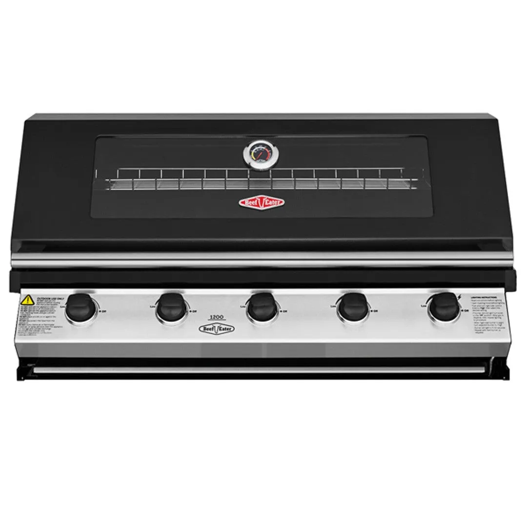 1200E Built-In 5 Burner Gas BBQ - BeefEater