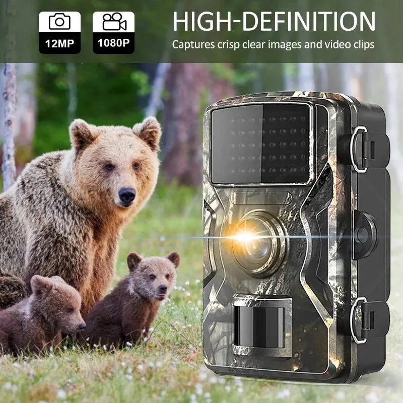 12MP 1080P Trail Hunting Camera Wildcamera Wild Surveillance 2''  TFT Night Vision Wildlife Scouting Cameras Photo Traps Track