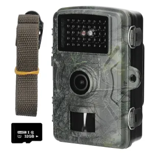 16MP 1080P Portable Taking Trail Camera Outdoor Huntings Animal Observation Monitoring Camera Photo Video Taking IP66 Waterproof