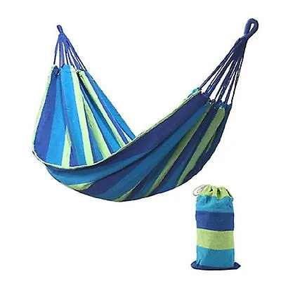 185 * 80cm red Portable single swing hammock outdoor garden home travel camping striped rainbow swing canvas hammock AZ12017