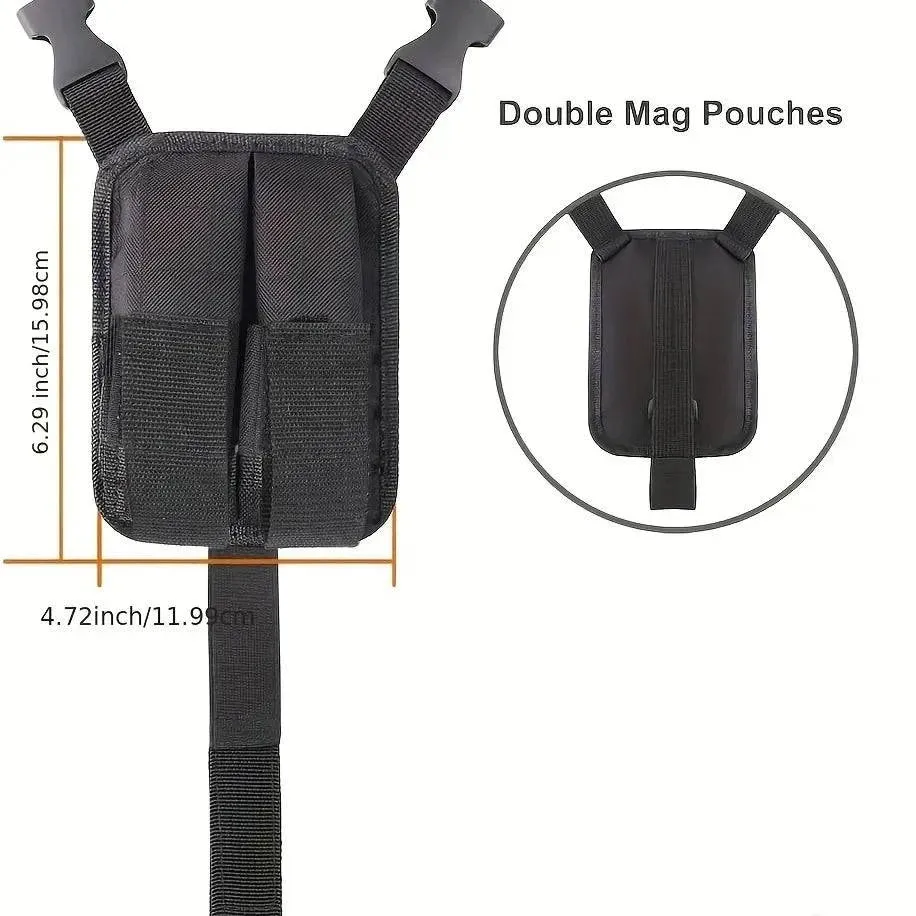 2024 New Tactical Armpit Pistol Holster Military Portable Hidden Holster Hunting Shooting Holster Shoulder Hanging Bag Holster