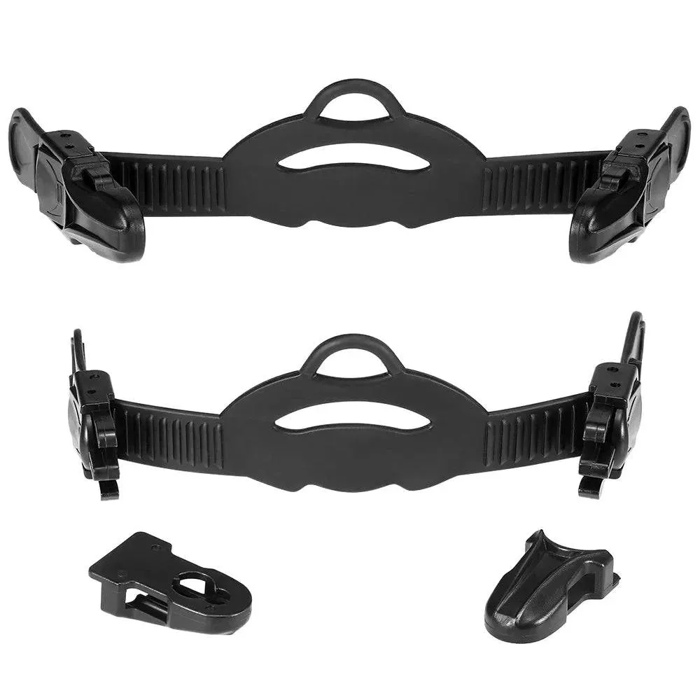 2PCS Diving Fins Strap Universal Adjustable Fins Replacement Buckle Strap for Scuba Diving Swimming Underwater Fins Buckle Strap