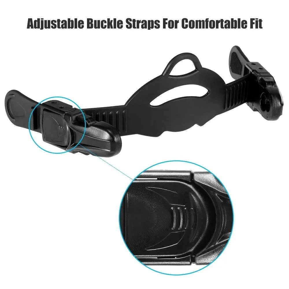 2PCS Diving Fins Strap Universal Adjustable Fins Replacement Buckle Strap for Scuba Diving Swimming Underwater Fins Buckle Strap