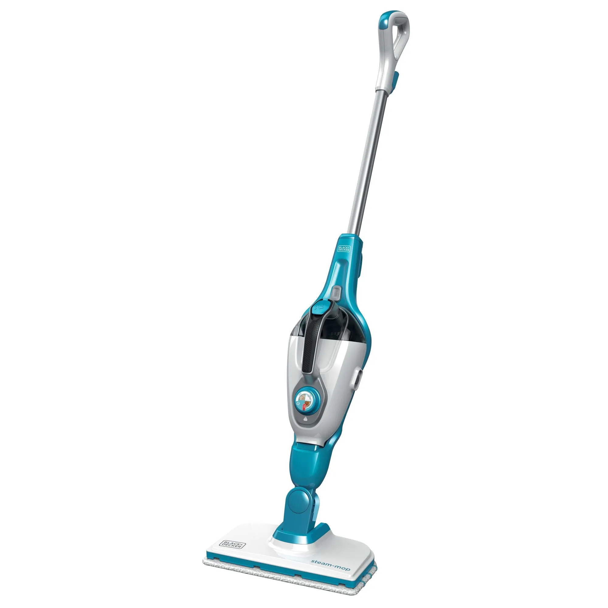 5-In-1 Electric Steam Mop & Portable Steamer, Blue & White