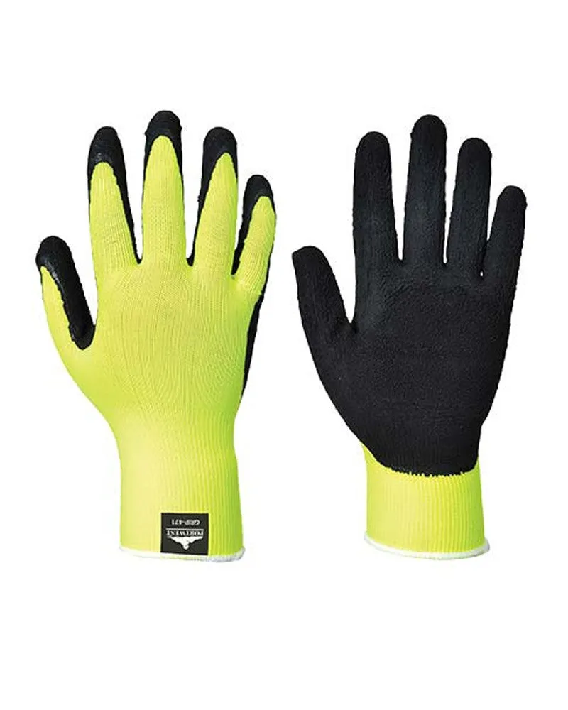 (6/Case) Portwest Yellow/Black Hi-Vis Grip