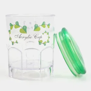 Acrylic Mug/Cup With Air Tight Lid