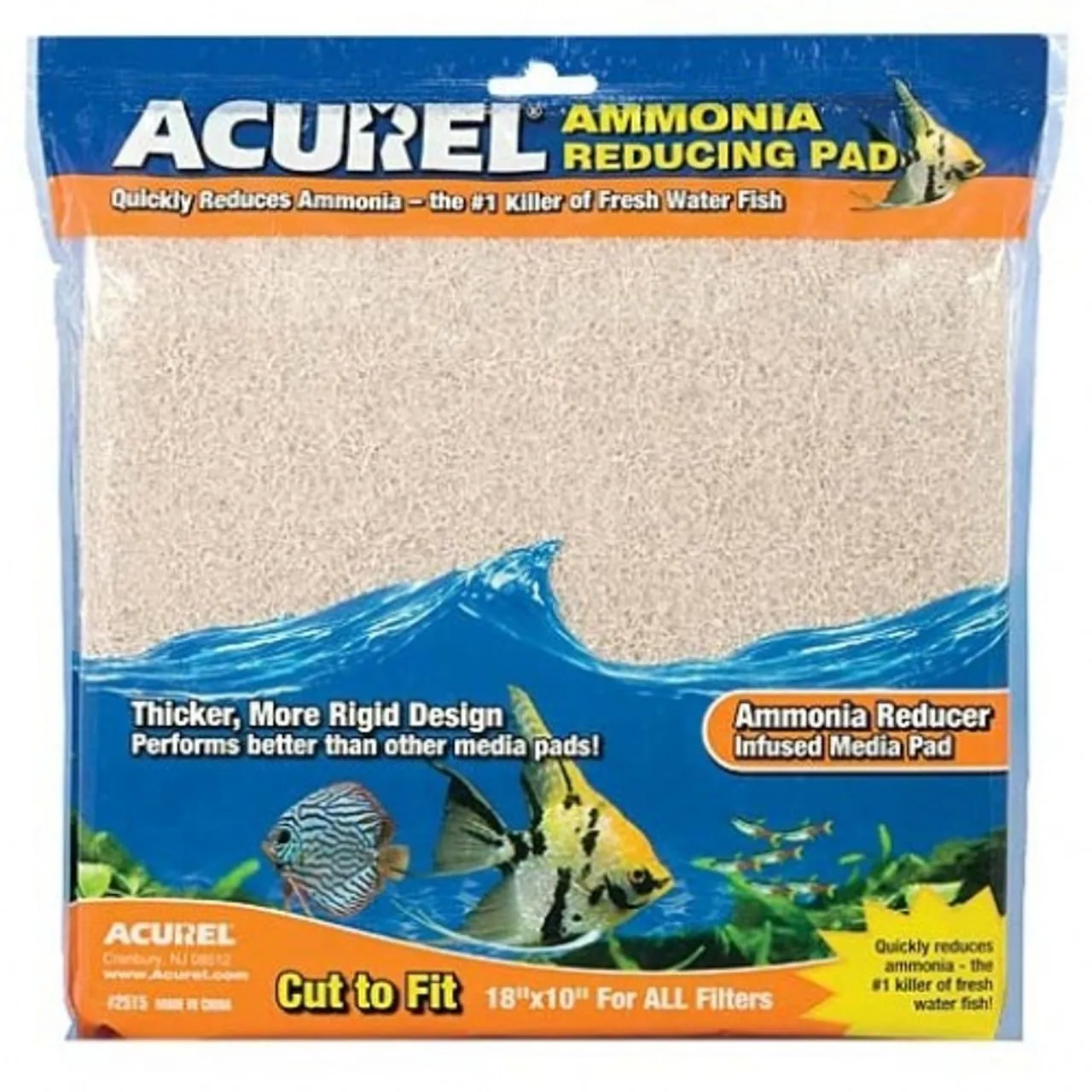 Ammonia Remover Infused Media Pad 10" x 18", Tan