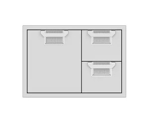 Aspire by Hestan 30" Double Door/Drawer Combo