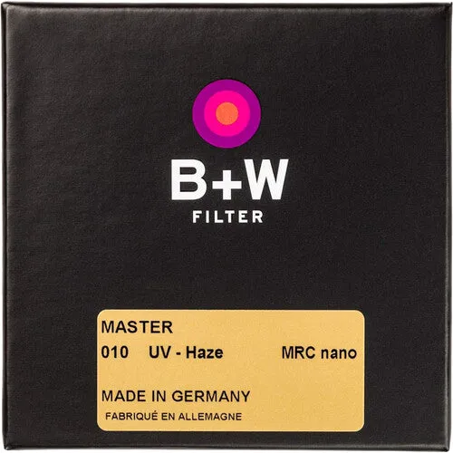 B W 55mm #010 MASTER UV-Haze MRC Nano Filter