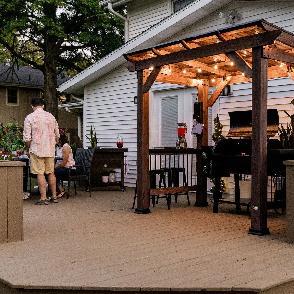 Backyard Discovery Saxony Grill/BBQ Electric Gazebo