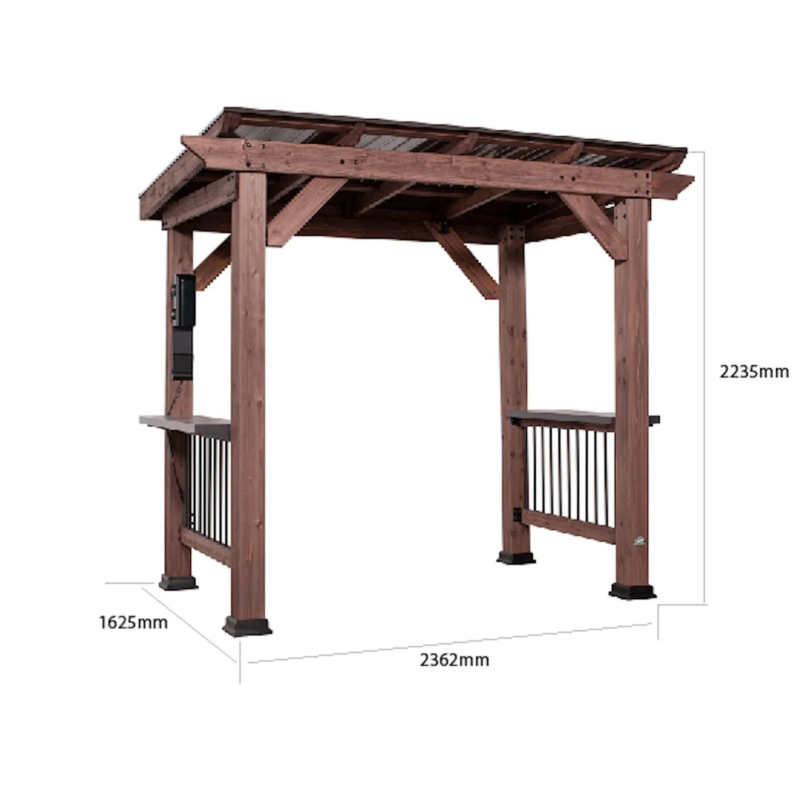 Backyard Discovery Saxony Grill/BBQ Electric Gazebo