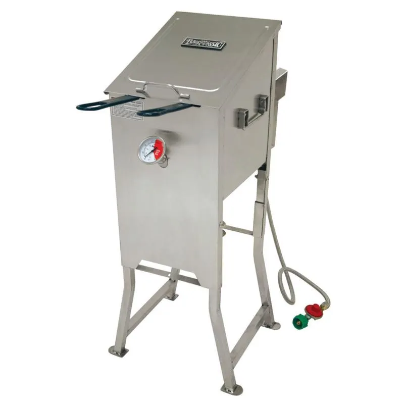 Bayou Classic 57000 BTU Deep Fryer, 4 Gal. - Stainless Steel