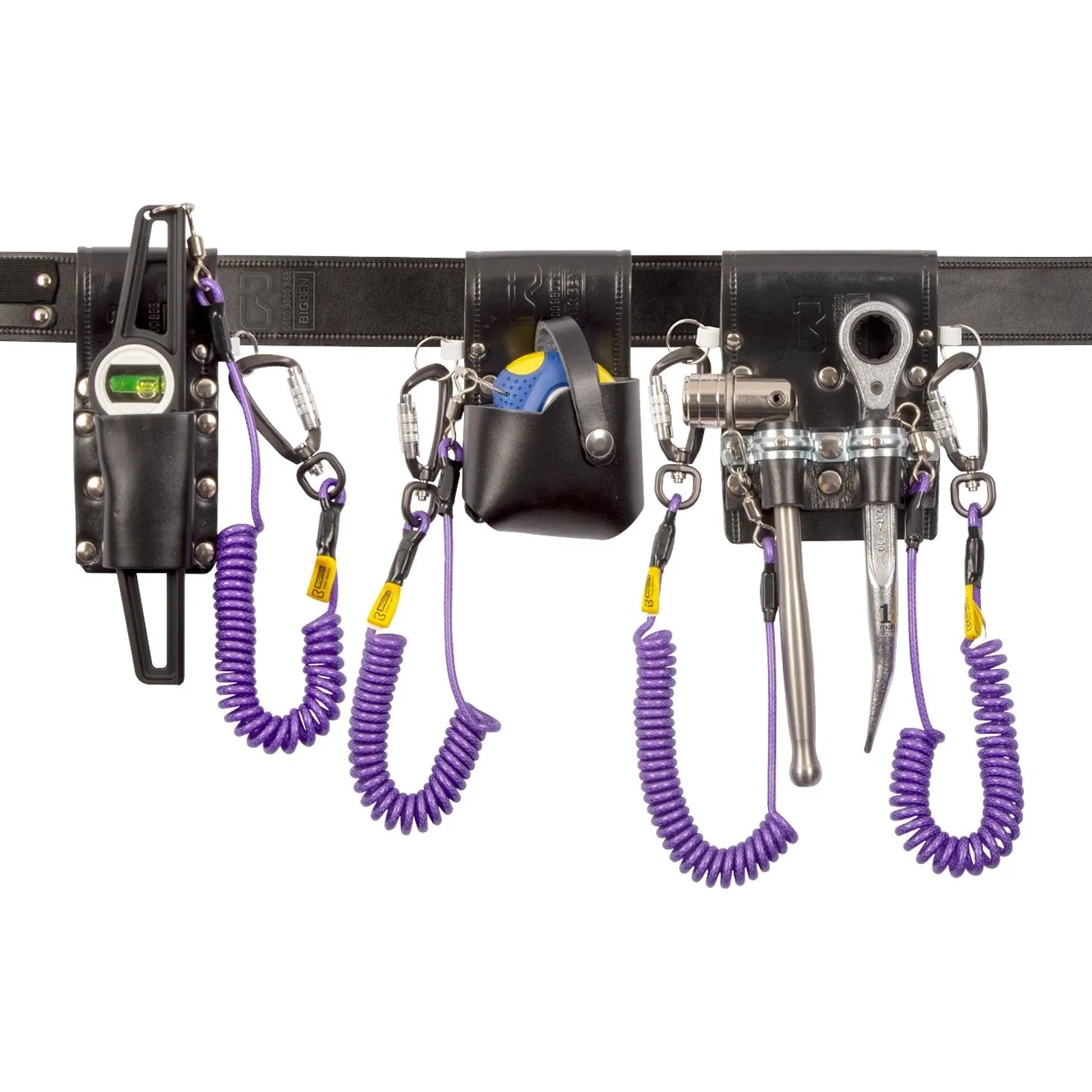 BIGBEN® Deluxe Tool Belt Kit with Tethered Tools