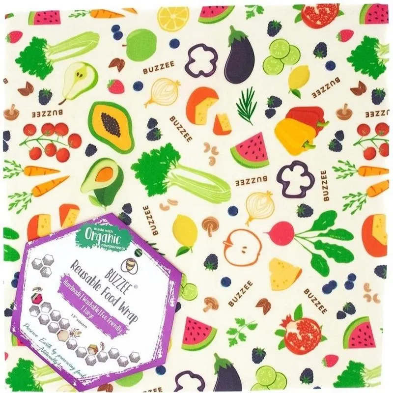 Buzzee Large Harvest Food Wrap - 13x13