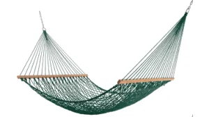 Carolina Hammocks Large WeatherSmart® Rope Hammock - Green