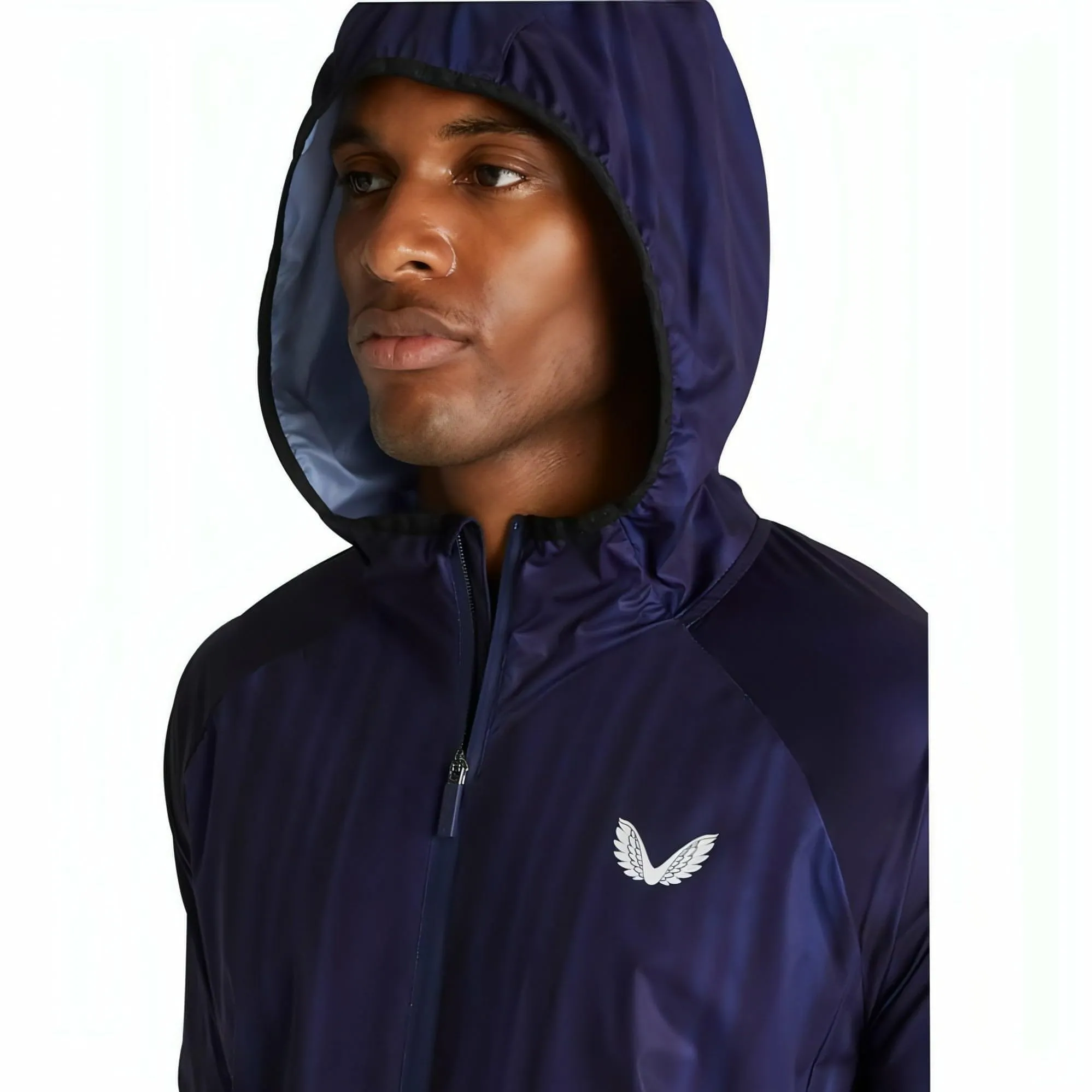 Castore Active Cirrus Flyweight Mens Running Jacket - Navy