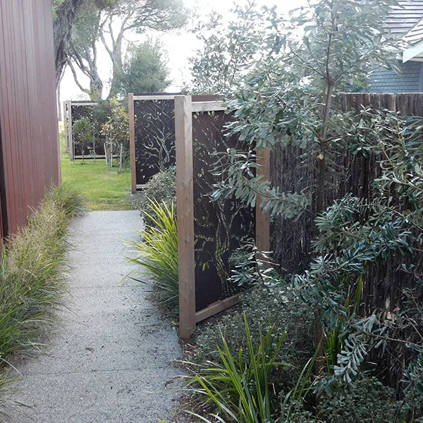 Corten Steel Rust Screens Oak Tree