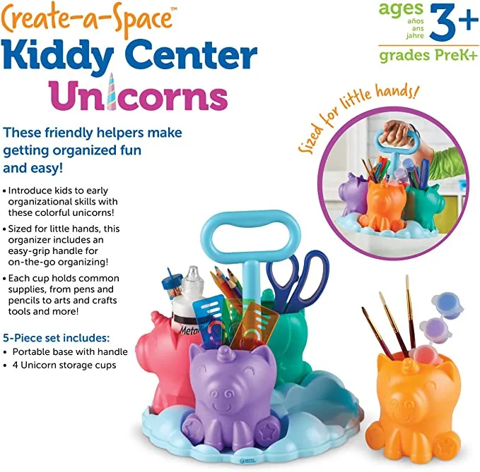 Create a Space Kiddy Center Unicorns