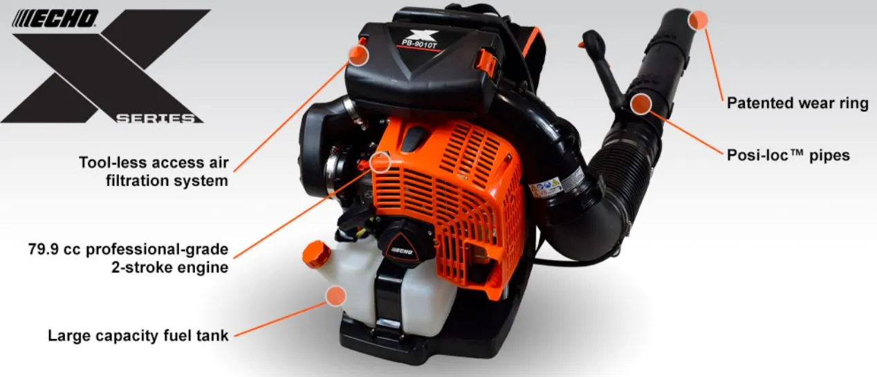 ECHO PB-9010H Backpack Blower with Hip-Mounted Throttle