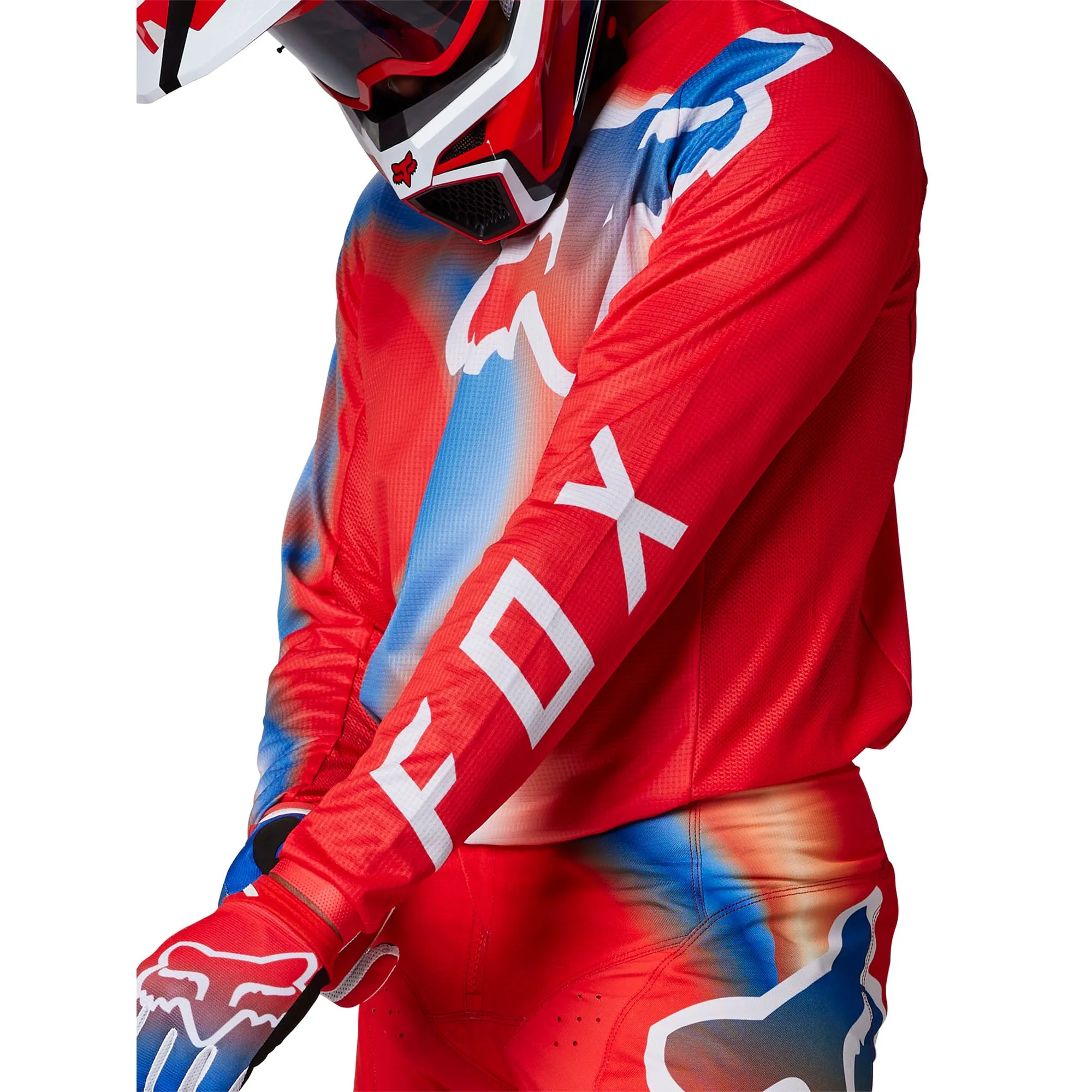 Fox Racing  Mens Flo Red 180 Toxsyk Motocross Jersey Offroad MotoX Long Sleeve