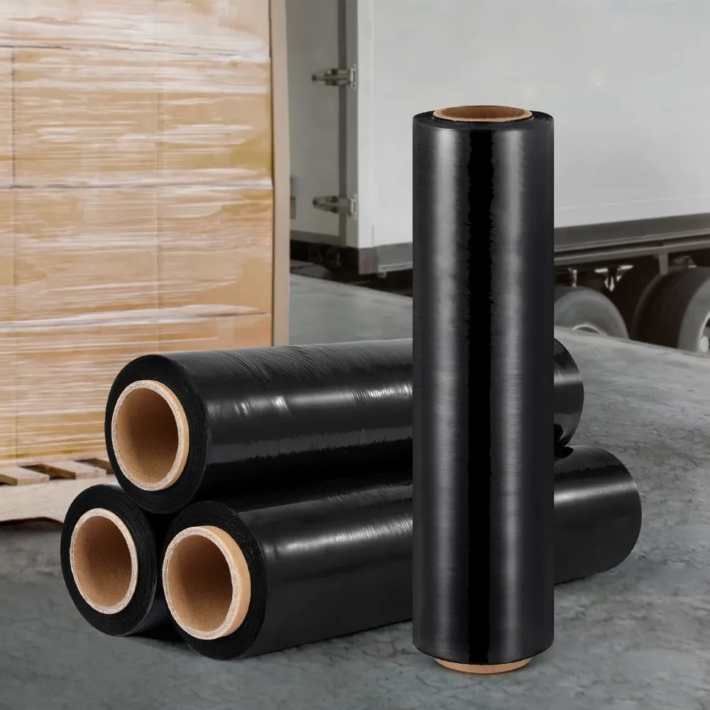 Heavy-Duty Stretch Film for Pallet Wrap, 4 Rolls - Lasting