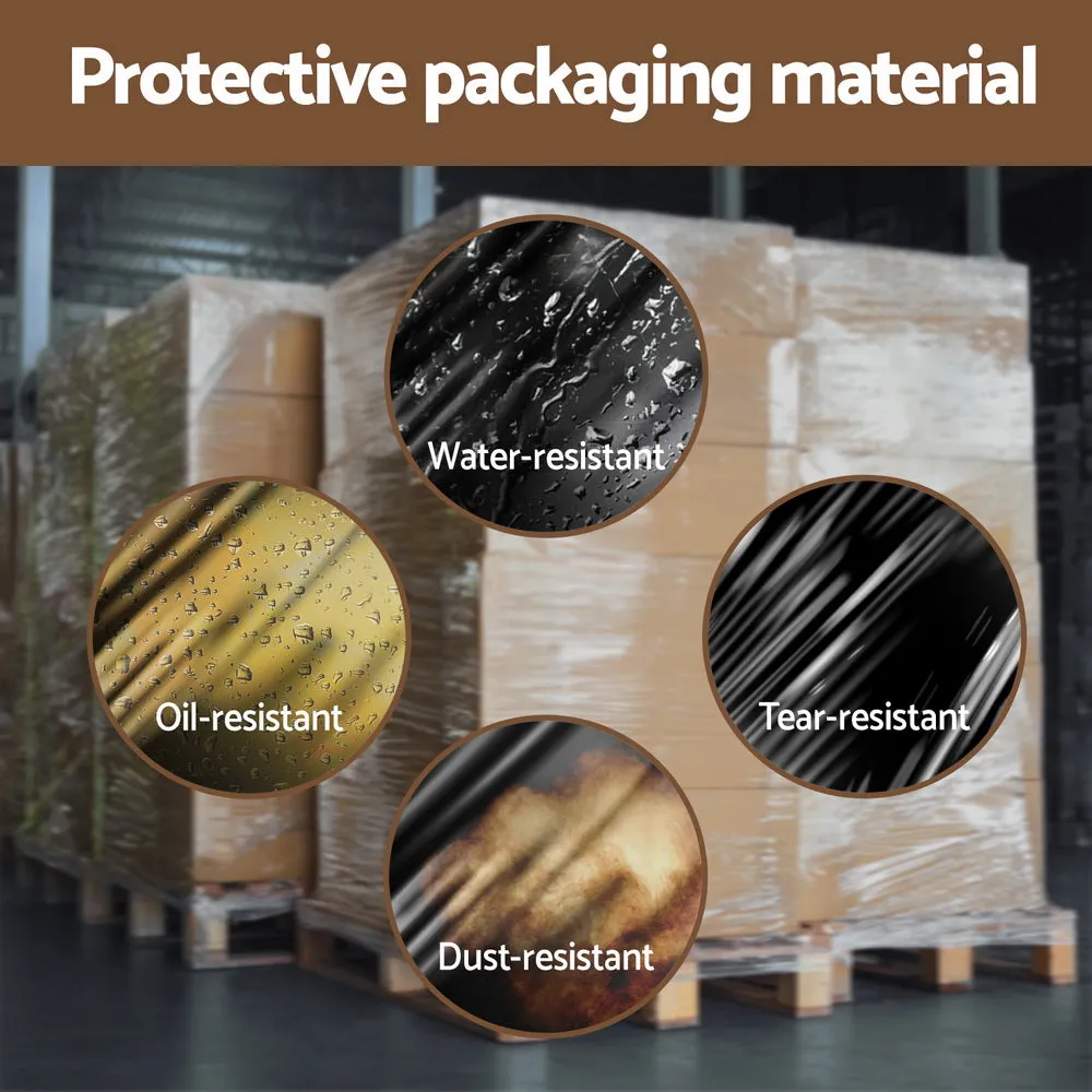 Heavy-Duty Stretch Film for Pallet Wrap, 4 Rolls - Lasting