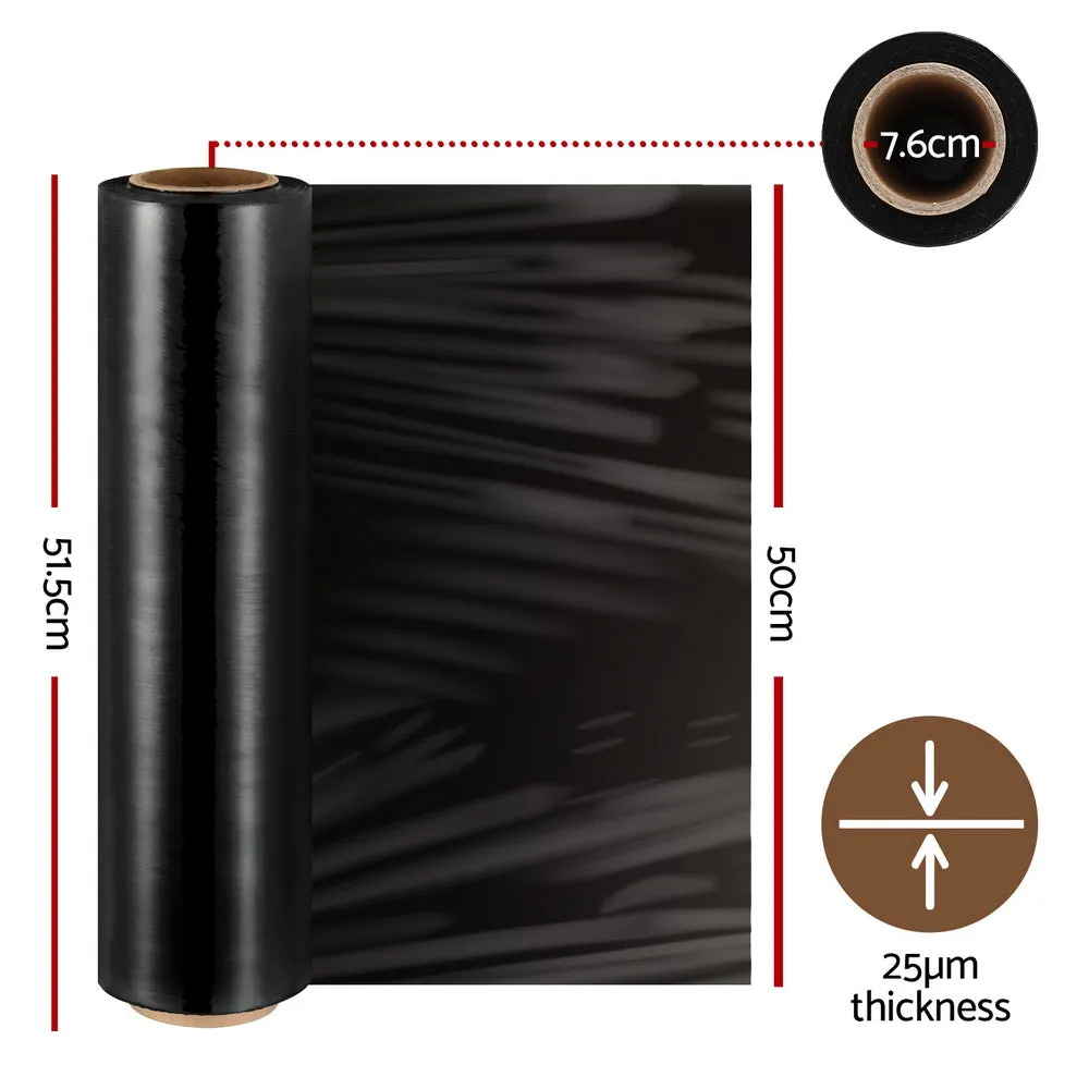 Heavy-Duty Stretch Film for Pallet Wrap, 4 Rolls - Lasting