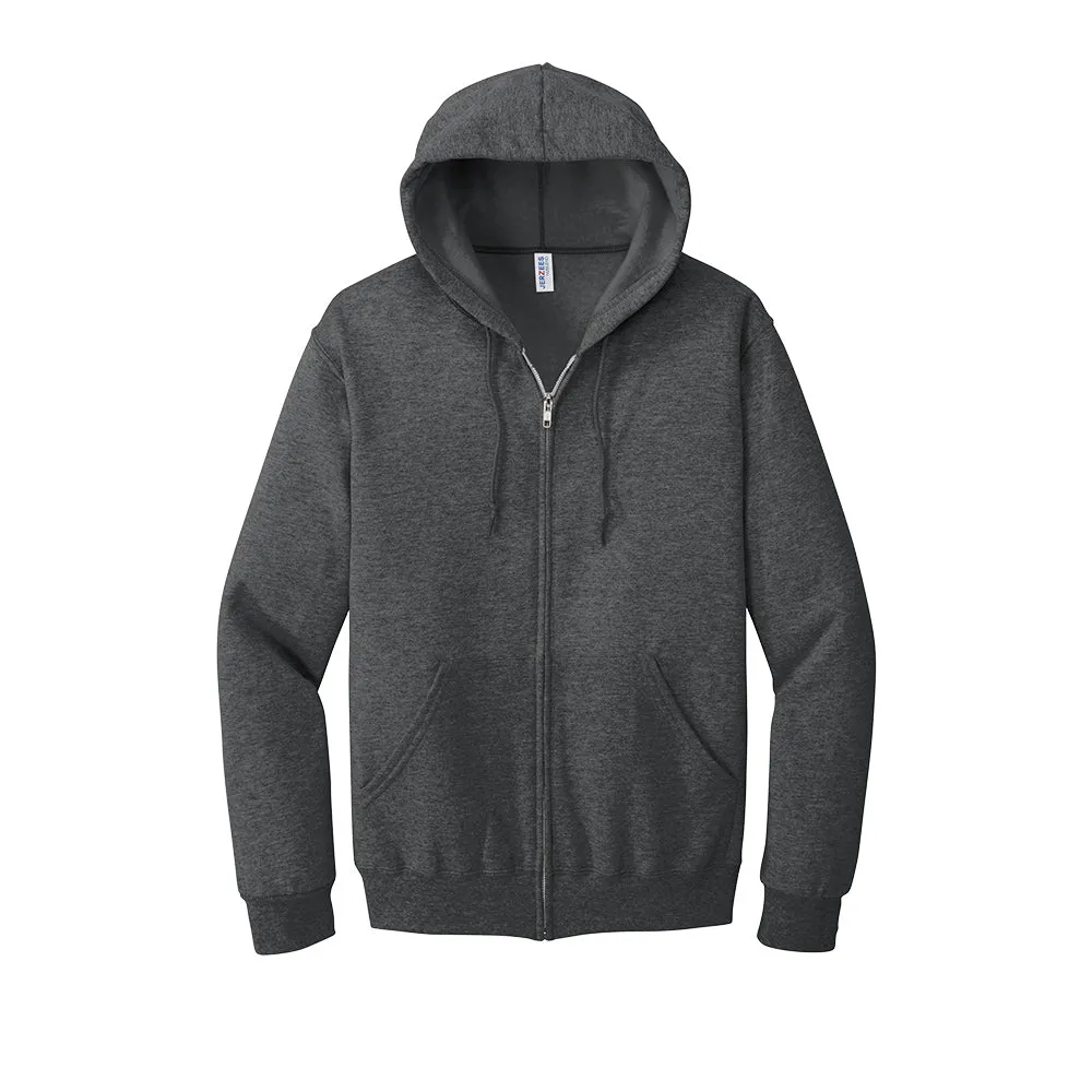 Jerzees® - NuBlend® Full-Zip Hooded Sweatshirt - Black Heather