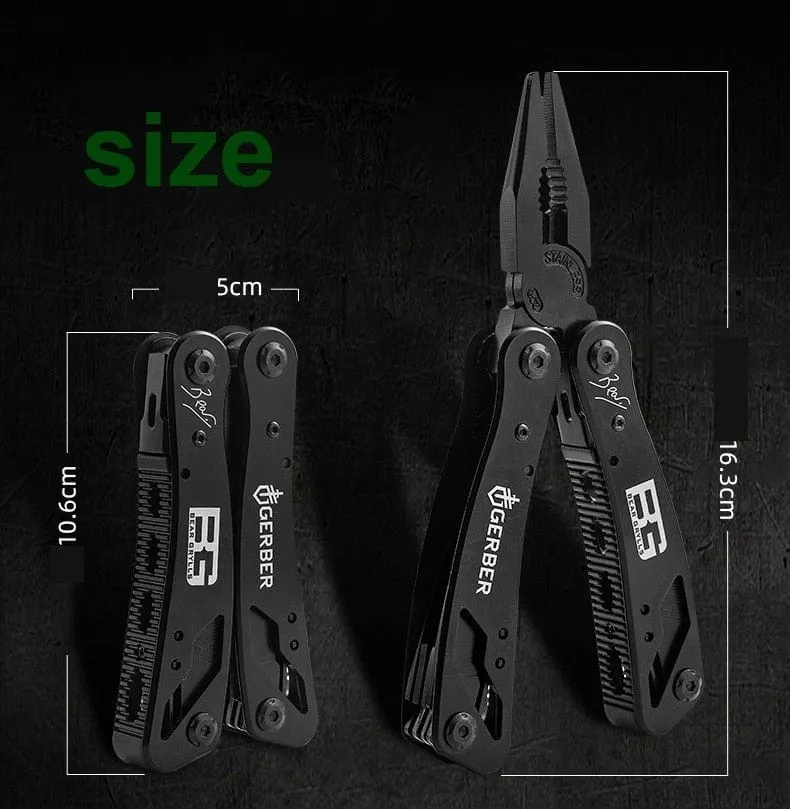 Multifunction Stainless Steel Multi-tool Pocket Knife Pliers Folding Pliers Mini Portable Folding Pliers