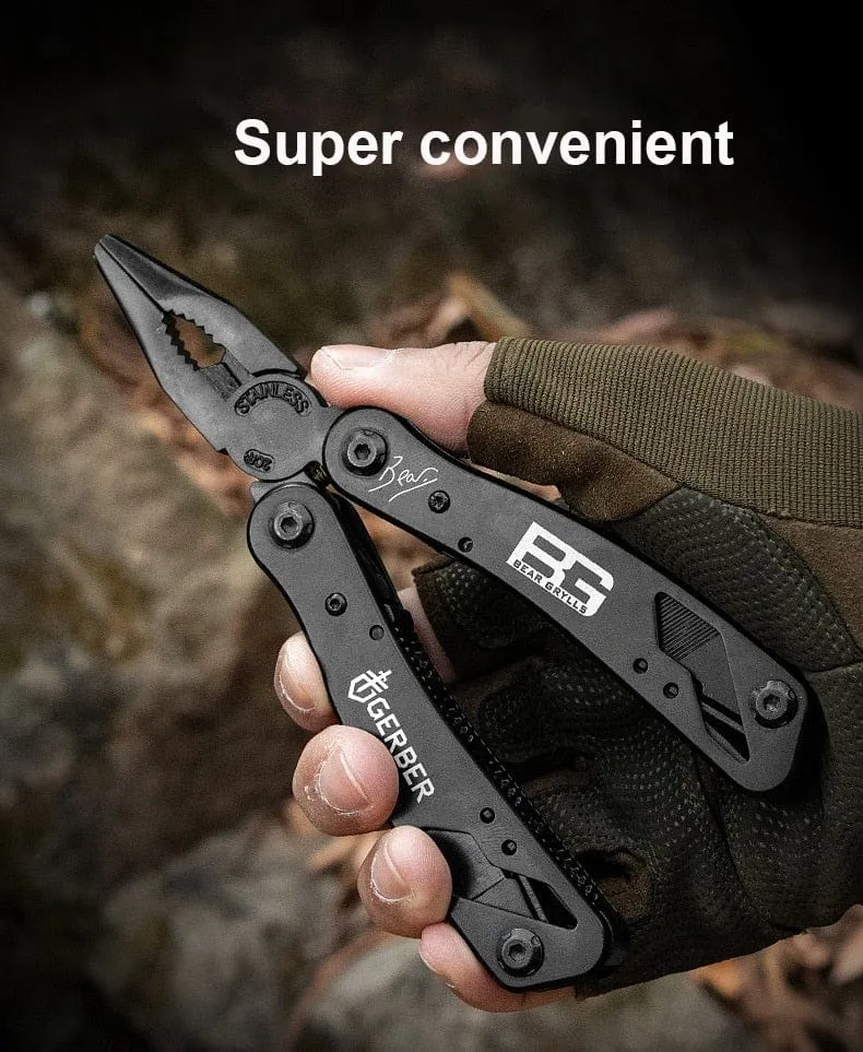 Multifunction Stainless Steel Multi-tool Pocket Knife Pliers Folding Pliers Mini Portable Folding Pliers