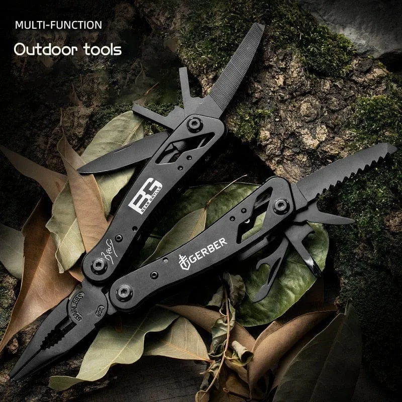 Multifunction Stainless Steel Multi-tool Pocket Knife Pliers Folding Pliers Mini Portable Folding Pliers