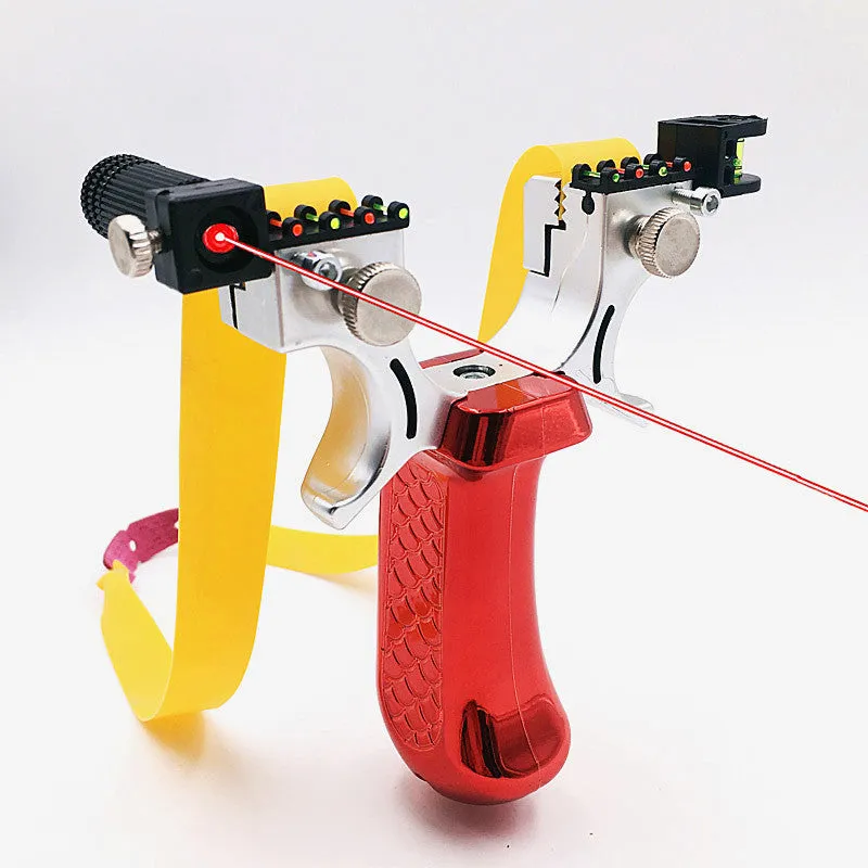 New Infrared Aiming Slingshot Four Colors Can Choose Powerful Outdoor Shooting Slingshot