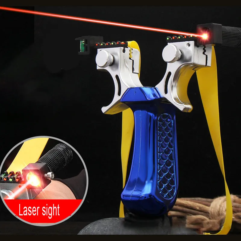 New Infrared Aiming Slingshot Four Colors Can Choose Powerful Outdoor Shooting Slingshot