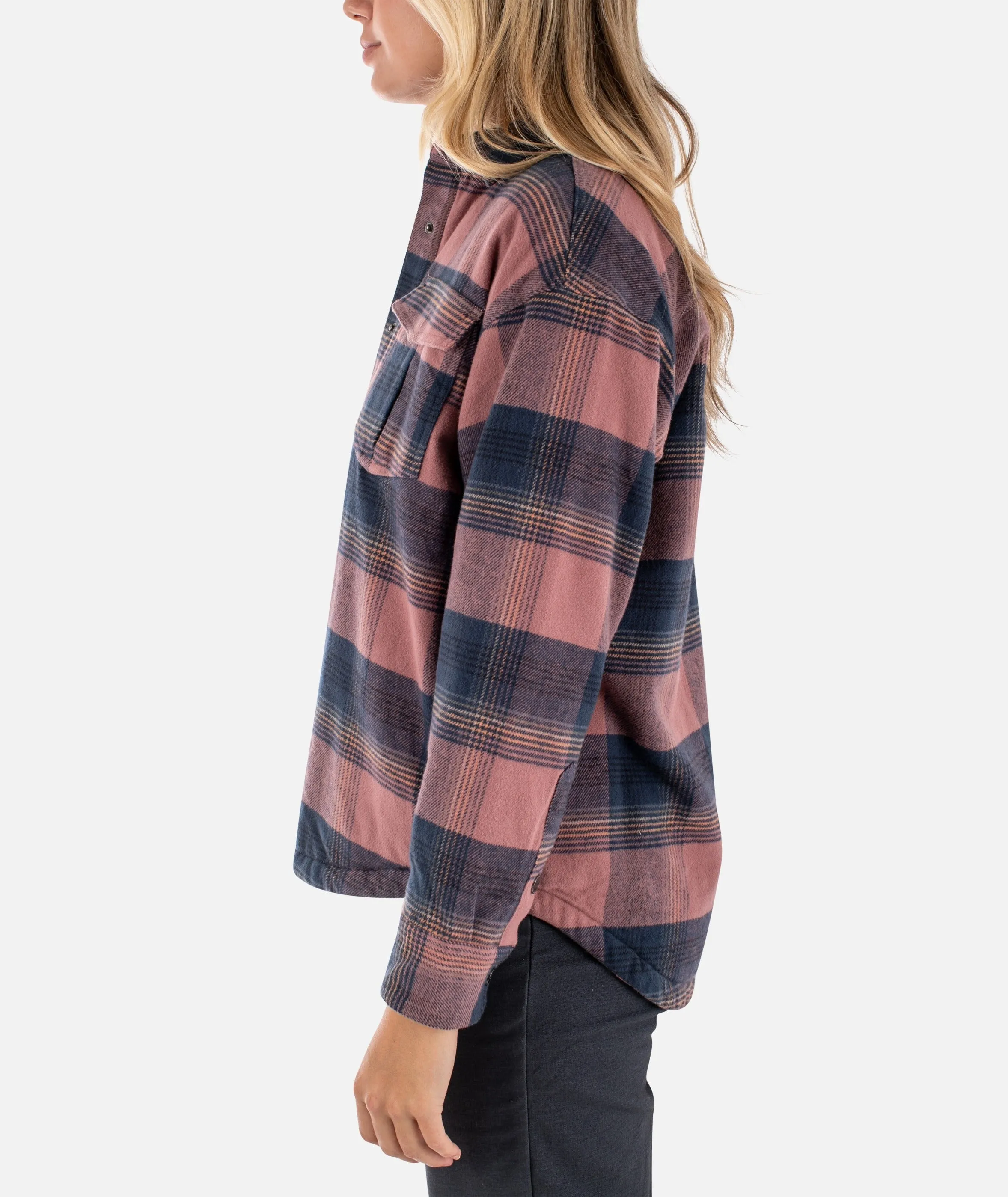 Nivean Flannel Jacket - Mauve