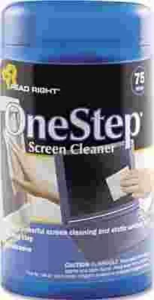 Onestep Crt Screen Cleaner Wet Wipes Cloth 5-1/4 X 5-3/4 75/Tub