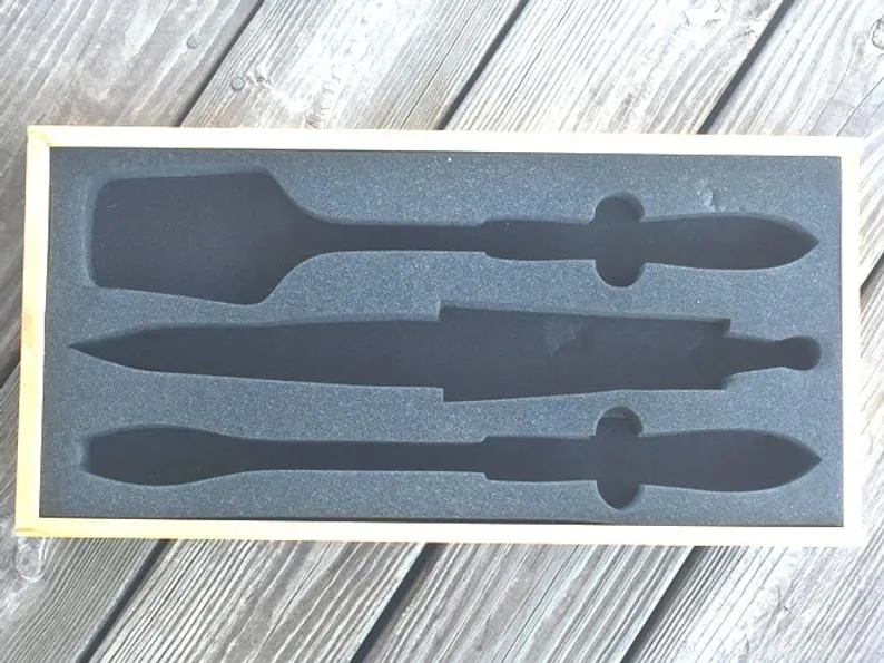 Personalized BBQ Set for Father's Day with BBQ tools