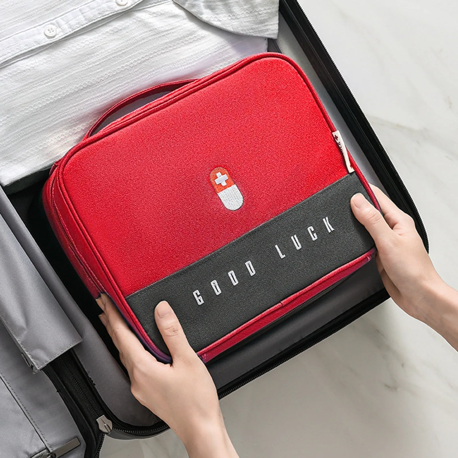 Portable Medical Storage Travel Bag