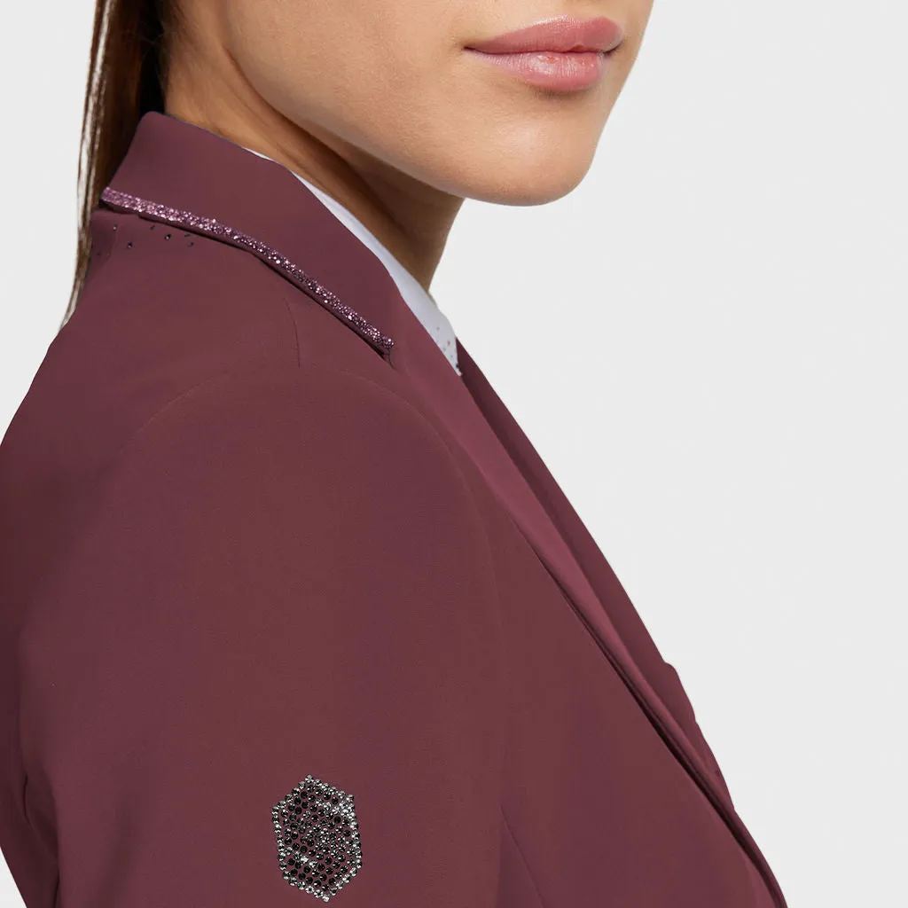 Samshield Victorine Crystal Fabric Ladies Competition Jacket- Amarante Limited Edition