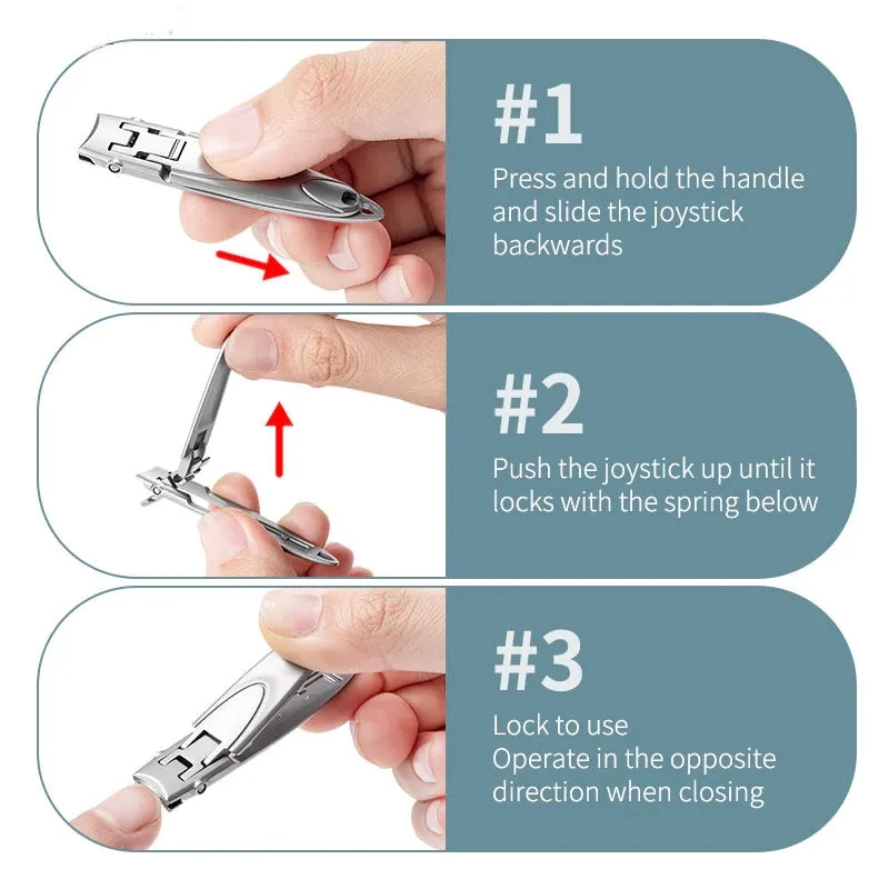 Slim Cut Portable Nail Clippers