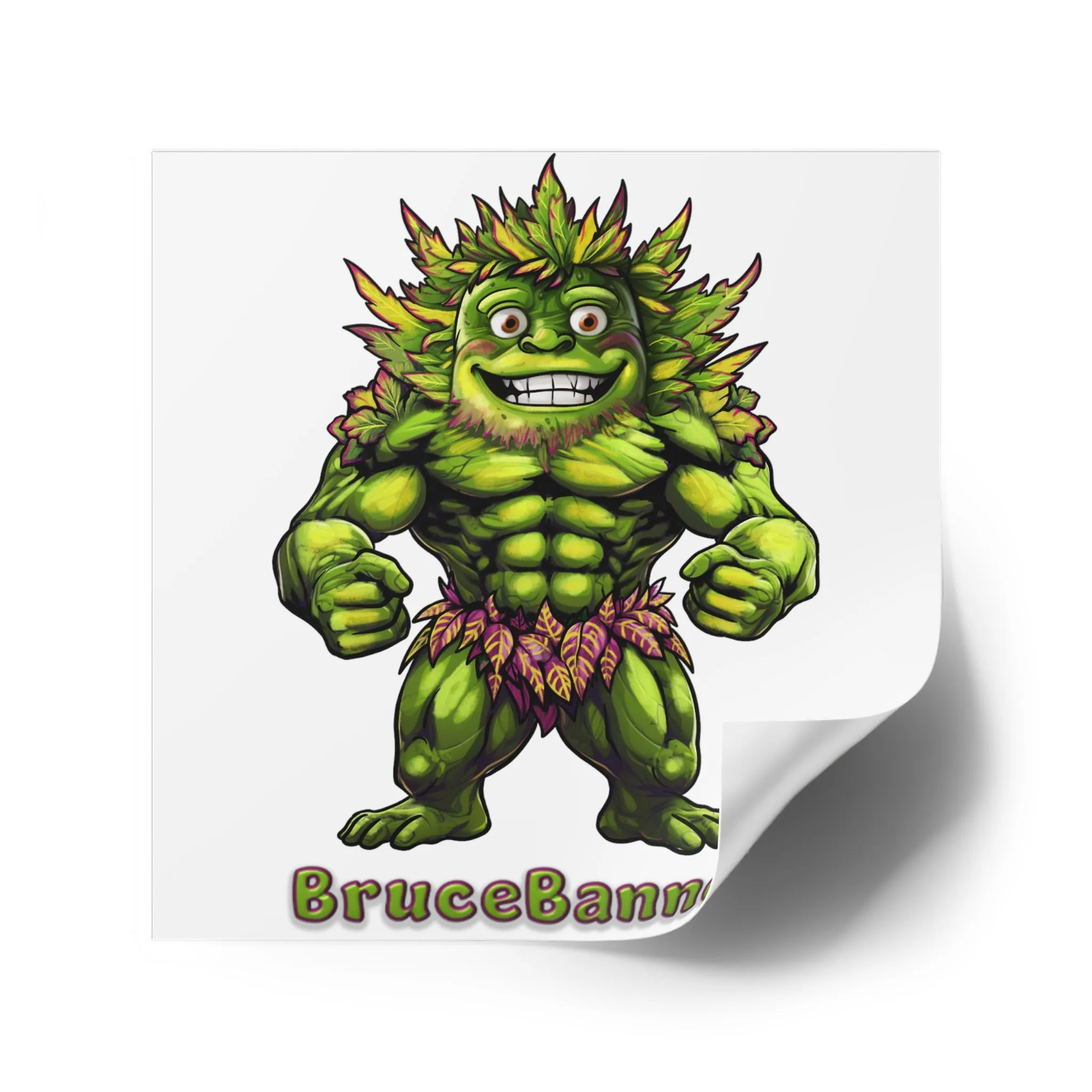 Square Stickers Alpha H2H BruceBanner