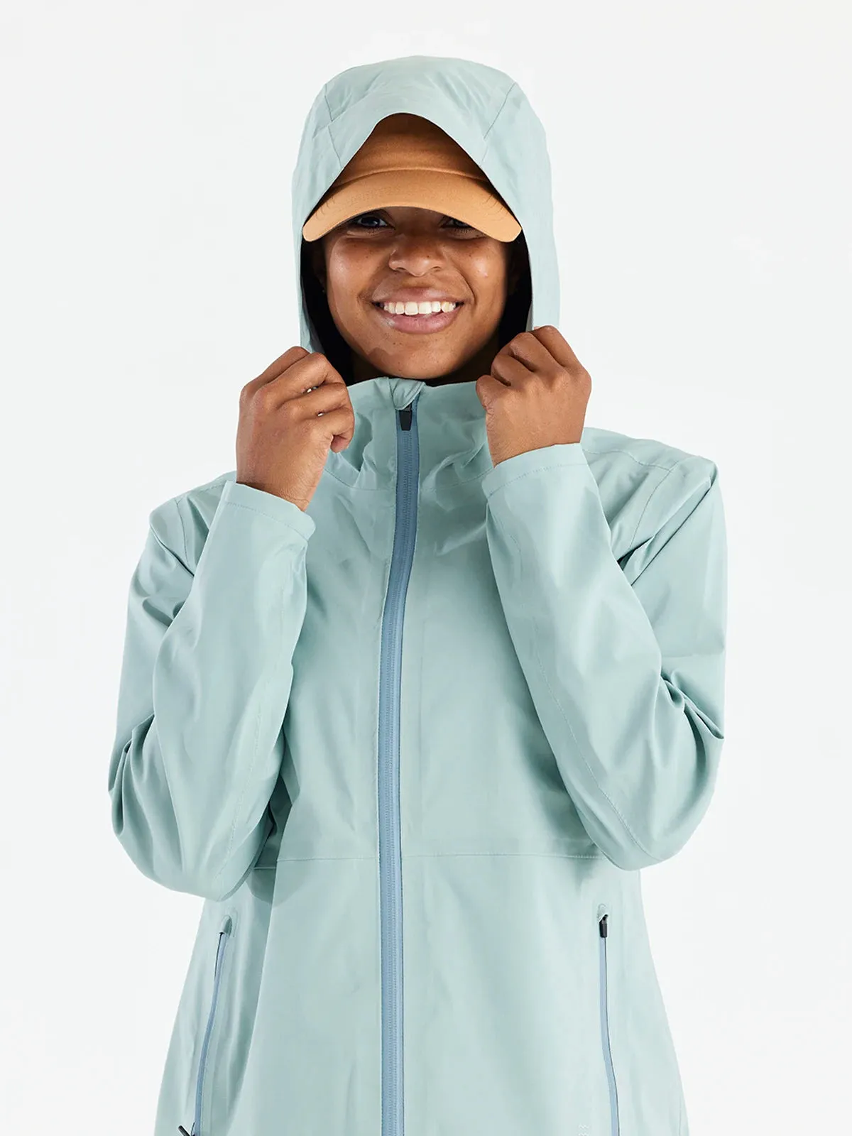 Women's Cloudshield Rain Jacket - Ocean Mist