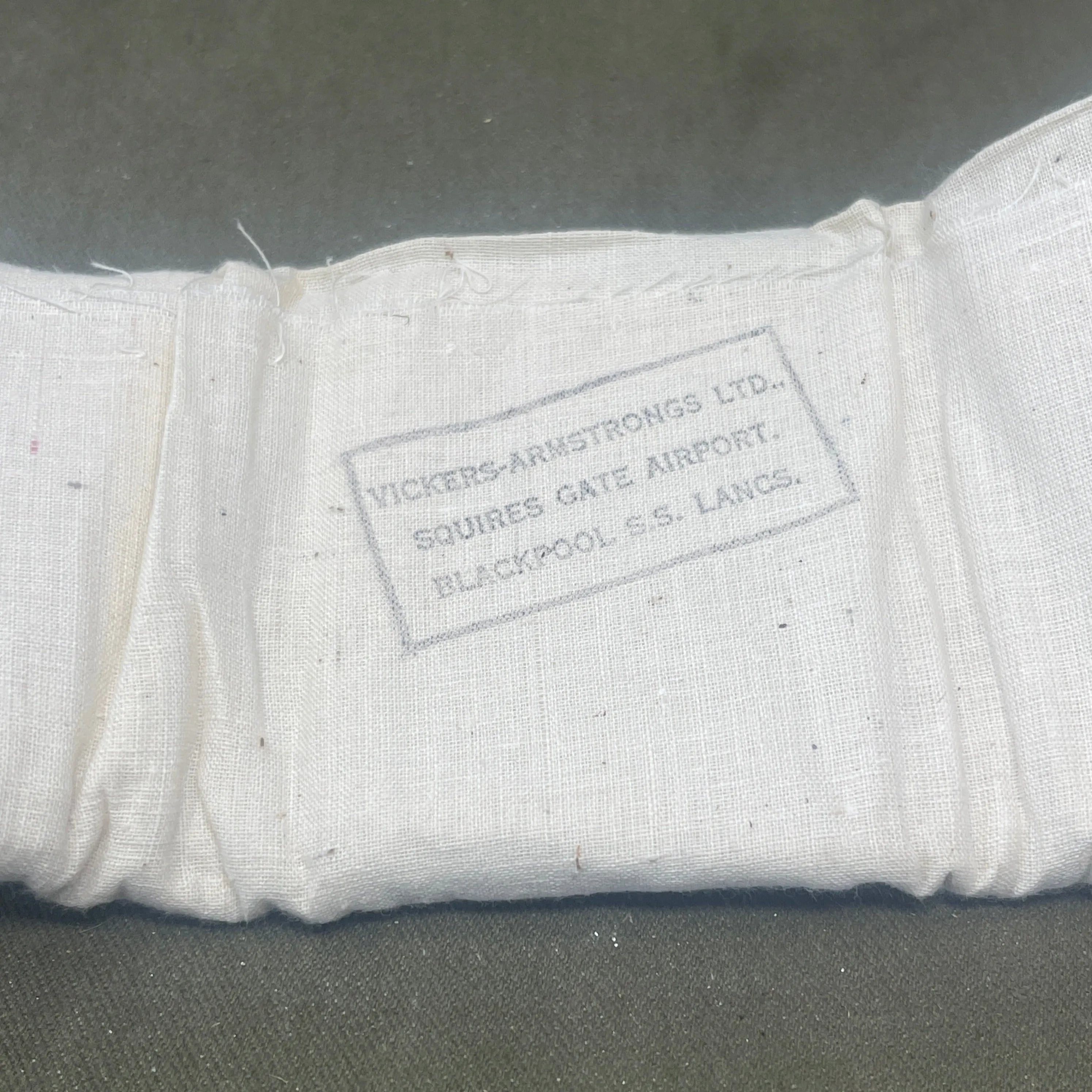 WW2 British Triangular Bandages by Vickers Armstrong Ltd